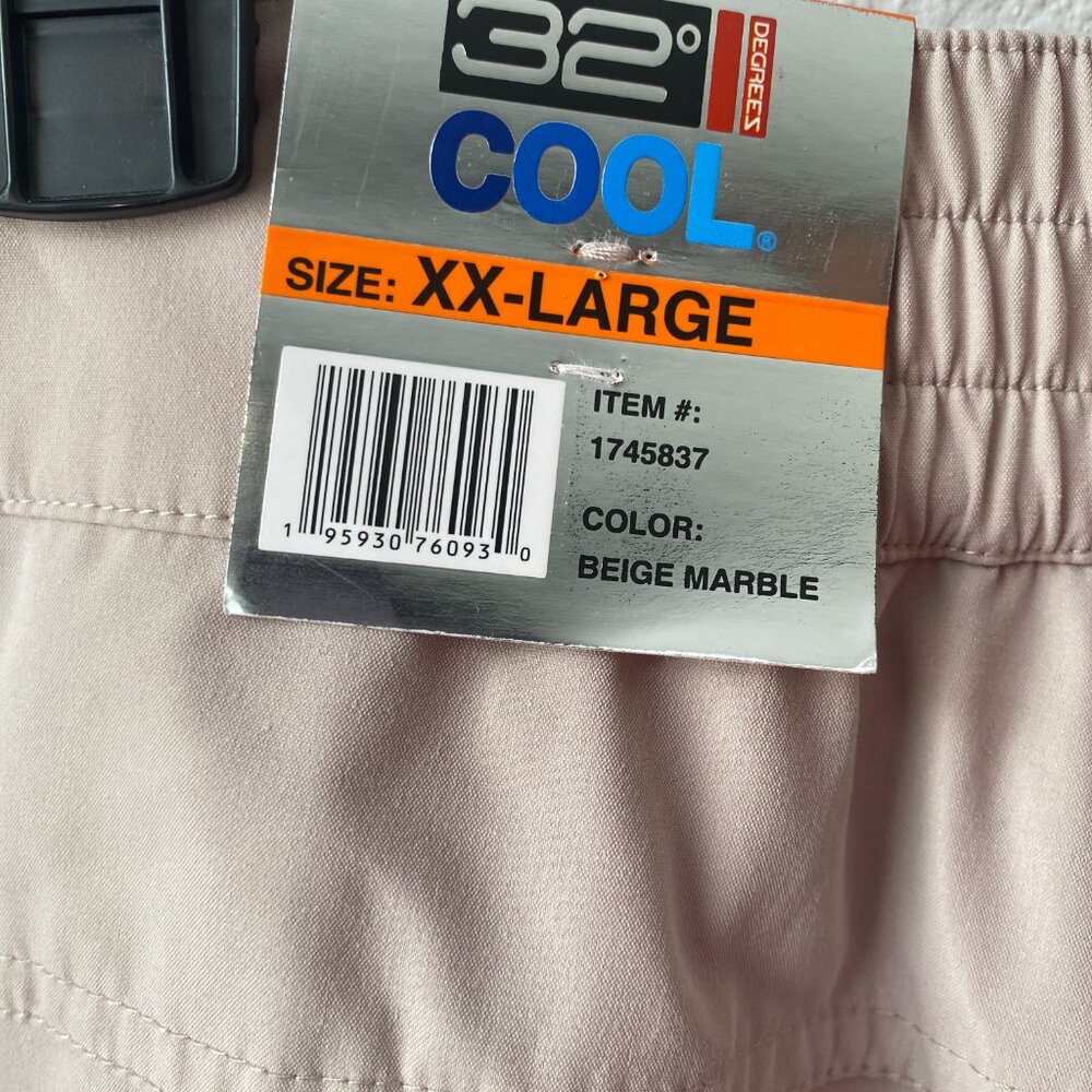 32 Degrees XXL Cool Tech Women's Skort Pockets Tan Beige Activewear NWT - Picture 4 of 5